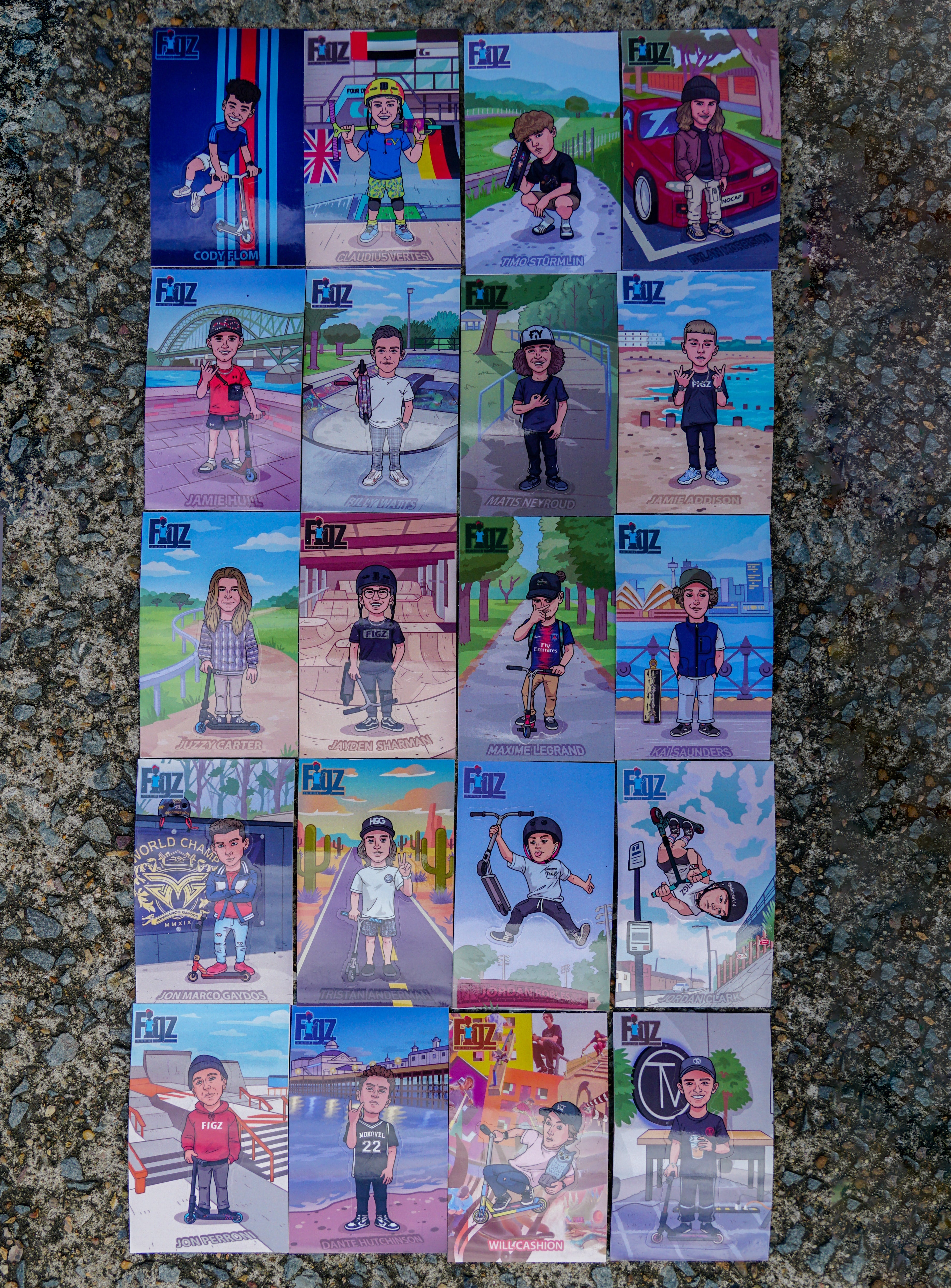 Figz Collection Sticker Pack Figz Collection Sticker Pack