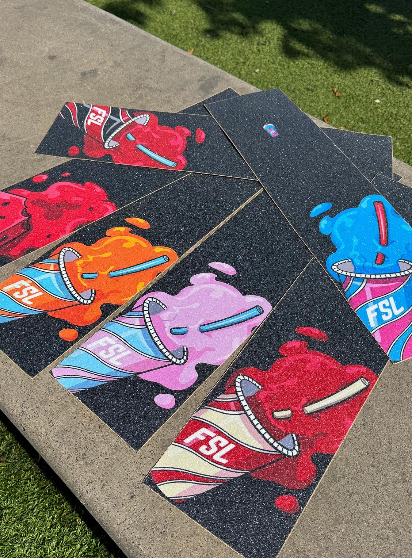 Red/Black Slurp Griptape Red/Black Slurp Griptape